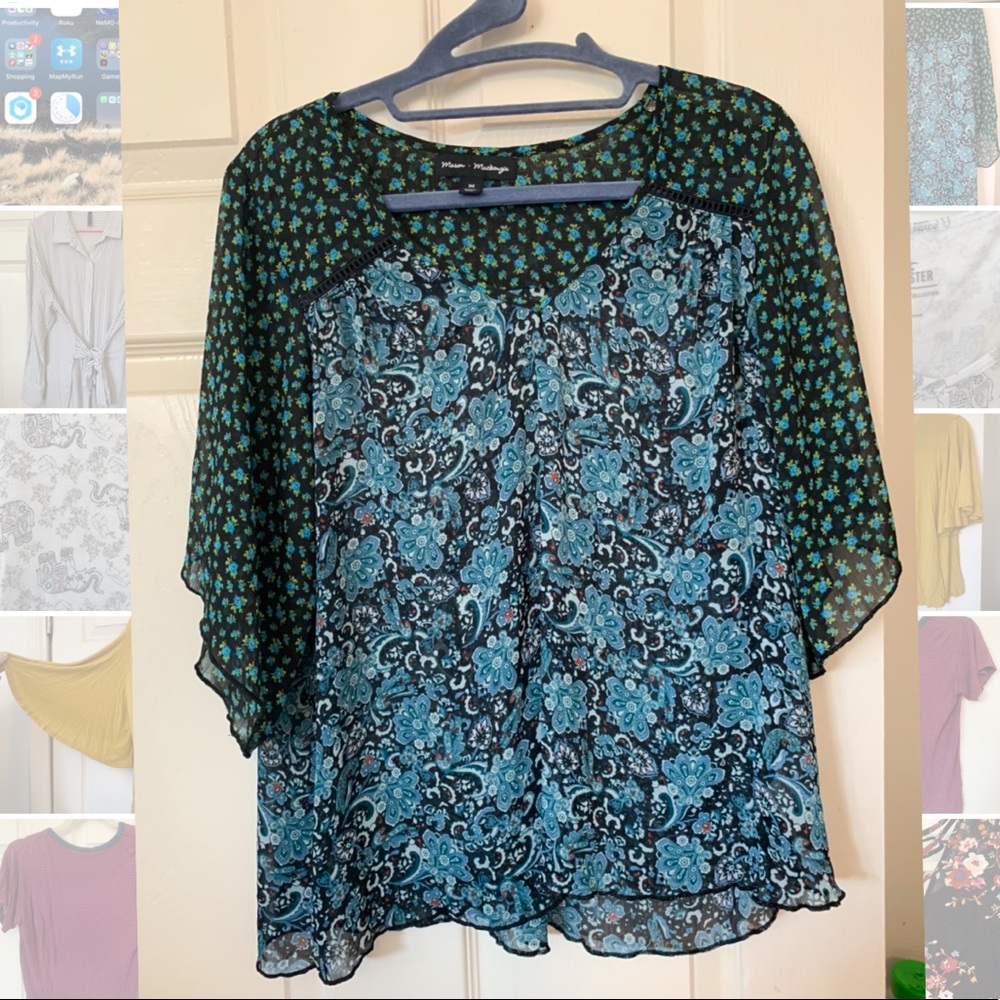 3/$30 FLORAL/Paisley flowy top!